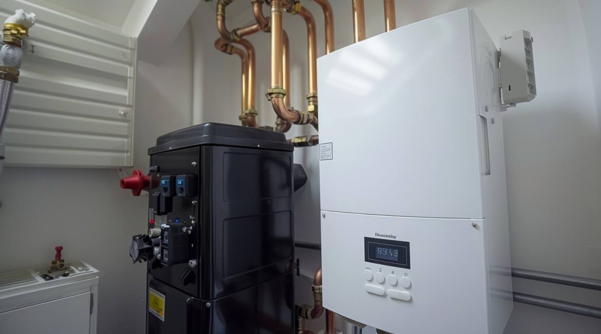 Une installation moderne respectant la réglementation sécurité chauffage au gaz.